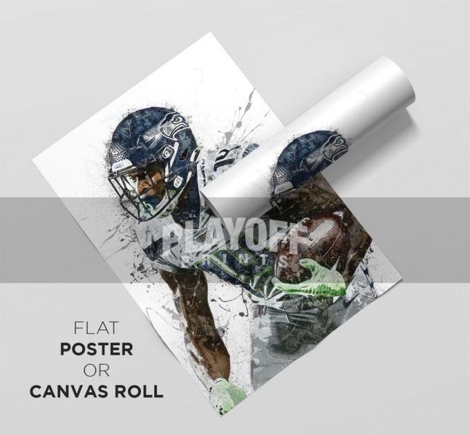 Dk Metcalf Seattle Seahawks Poster For Home Decor Gift 2