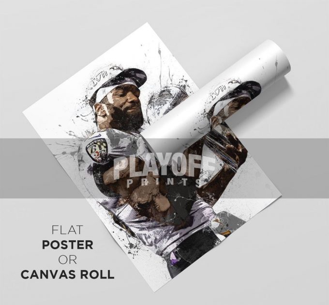 Ed Reed Poster For Home Decor Gift, Baltimore Ravens 2