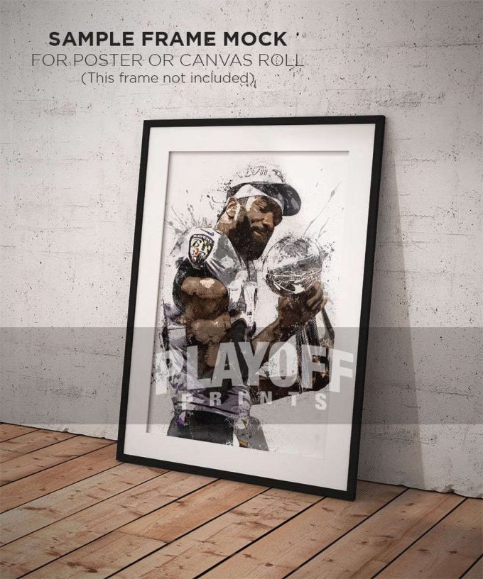 Ed Reed Poster For Home Decor Gift, Baltimore Ravens 4