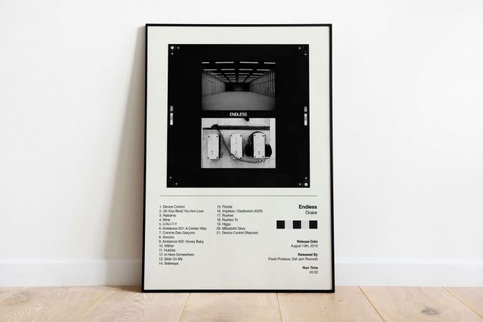 Frank Ocean Poster For Home Decor Gift / Endless Album Poster For Home Decor Gift / Album Cover Poster For Home Decor Gift 2