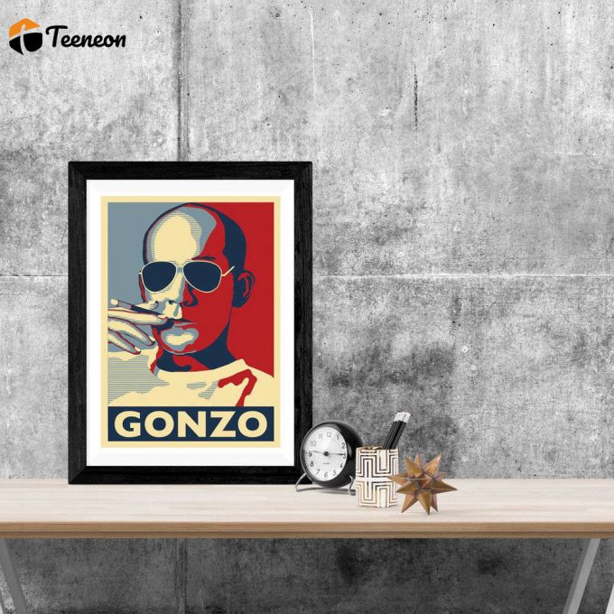 Hunter S. Thompson Gonzo Poster For Home Decor Gift 1