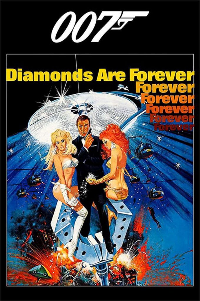 James Bond Diamonds Are Forever Poster For Home Decor Gift 2