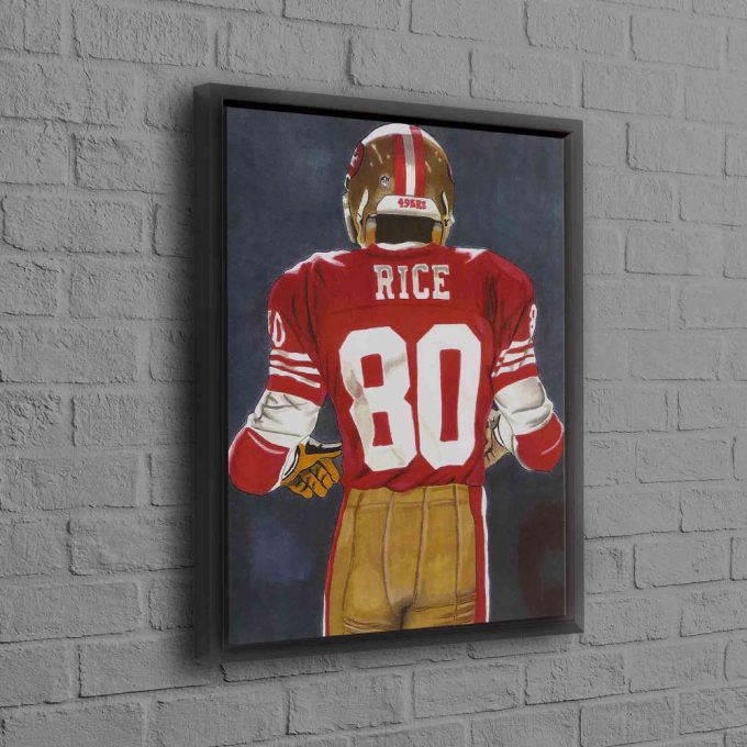 Jerry Rice Poster For Home Decor Gift, Man Cave Wall Decor, S.an F.rancisco 49Ers Poster For Home Decor Gift 3