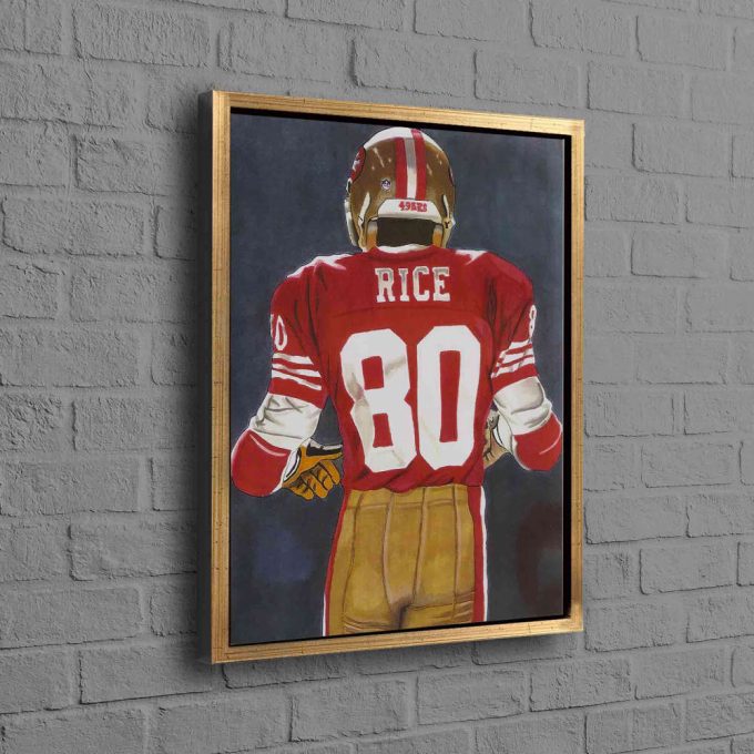 Jerry Rice Poster For Home Decor Gift, Man Cave Wall Decor, S.an F.rancisco 49Ers Poster For Home Decor Gift 5