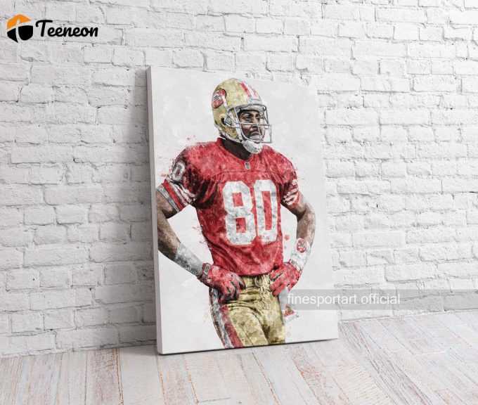 Jerry Rice San Francisco Poster For Home Decor Gift, S.an F.rancisco 49Ers Poster For Home Decor Gift 1