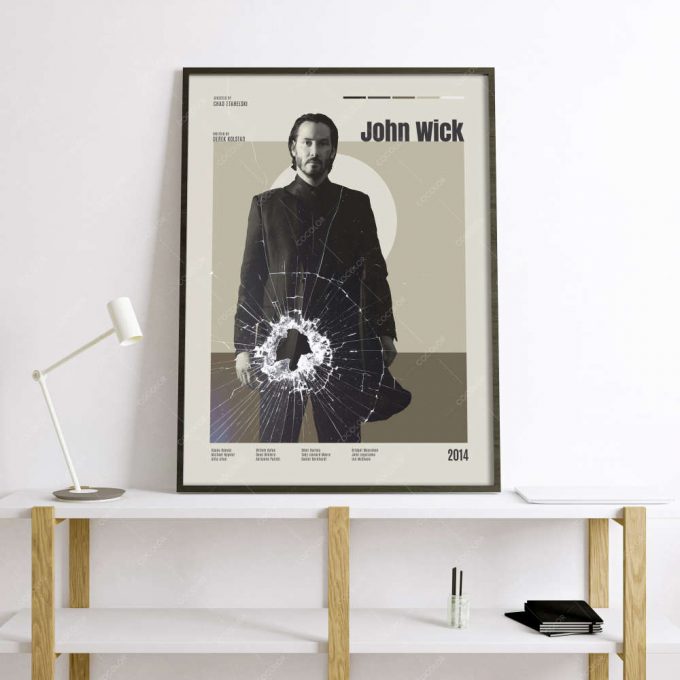 John Wick, Keanu Reeves, Vintage Movie Poster For Home Decor Gift 5