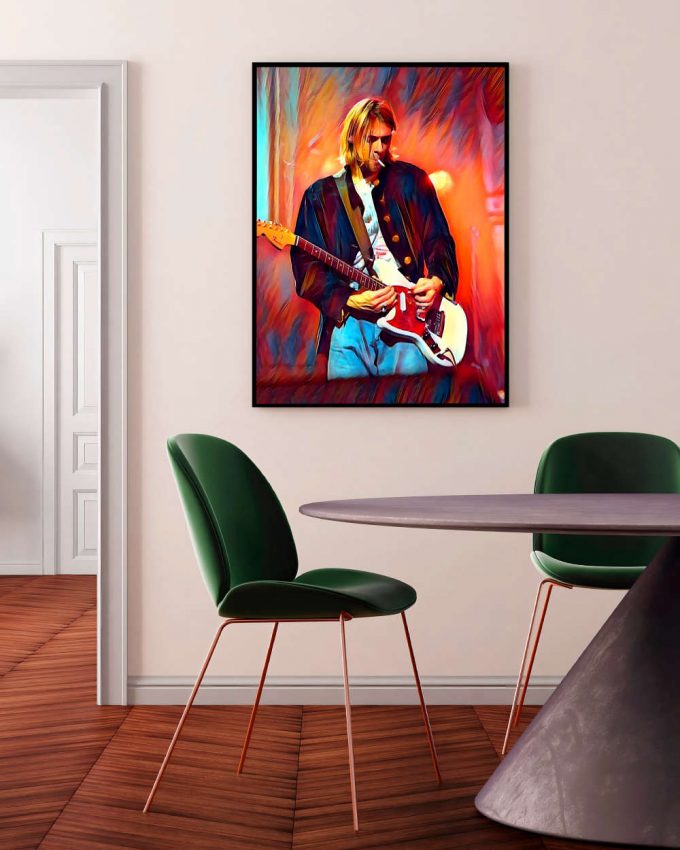 Kurt Cobain Poster For Home Decor Gift, Modern Art For Wall 2