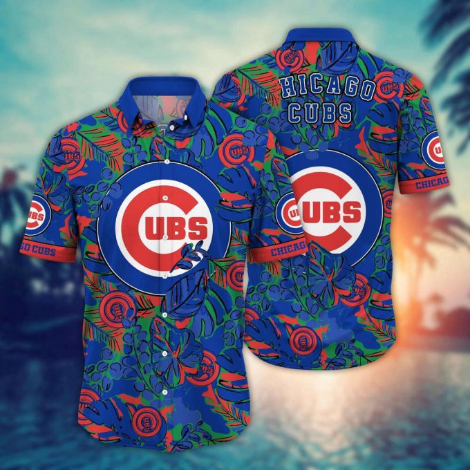 Mlb Chicago Cubs Hawaiian Shirt Flower Palm Tree Paradise For Fans 2