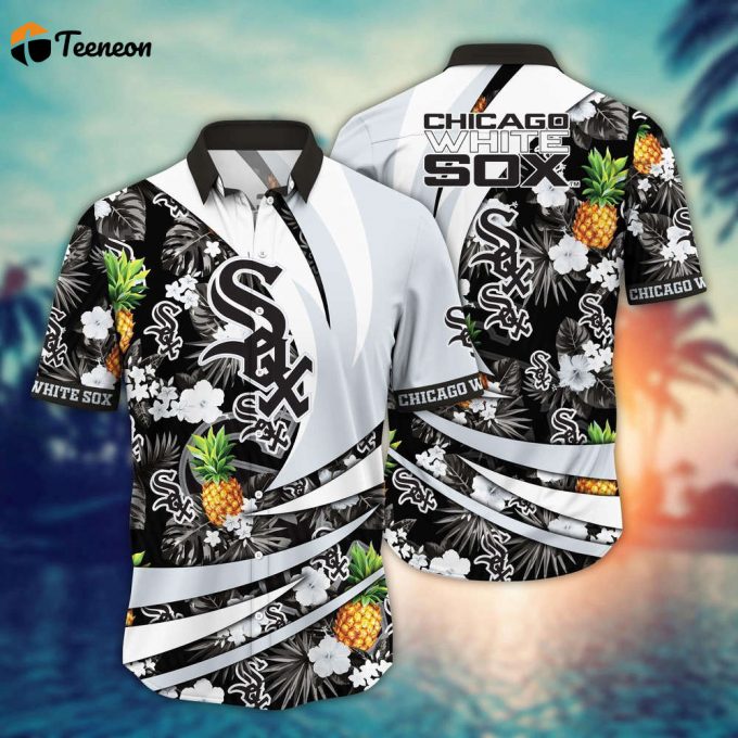 Mlb Chicago White Sox Hawaiian Shirt Flower Bloom In Glory For Fans 1