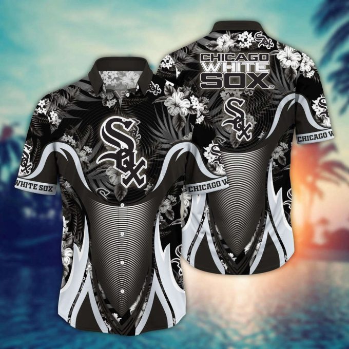 Mlb Chicago White Sox Hawaiian Shirt Flower Grandstand Glamour For Fans 2