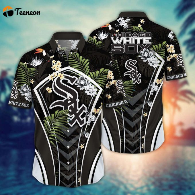 Mlb Chicago White Sox Hawaiian Shirt Flower Strike A Style Pose For Fans 1