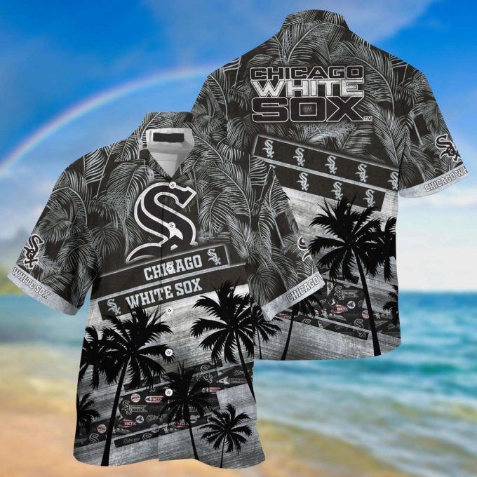 Mlb Chicago White Sox Hawaiian Shirt Palm Tree Pattern For Fans Sports 2