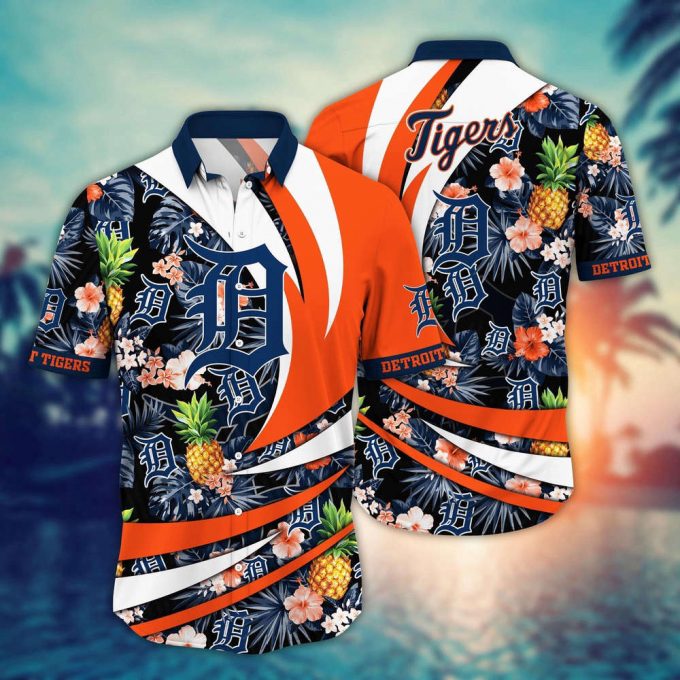 Mlb Detroit Tigers Hawaiian Shirt Flower Bloom In Glory For Fans 2