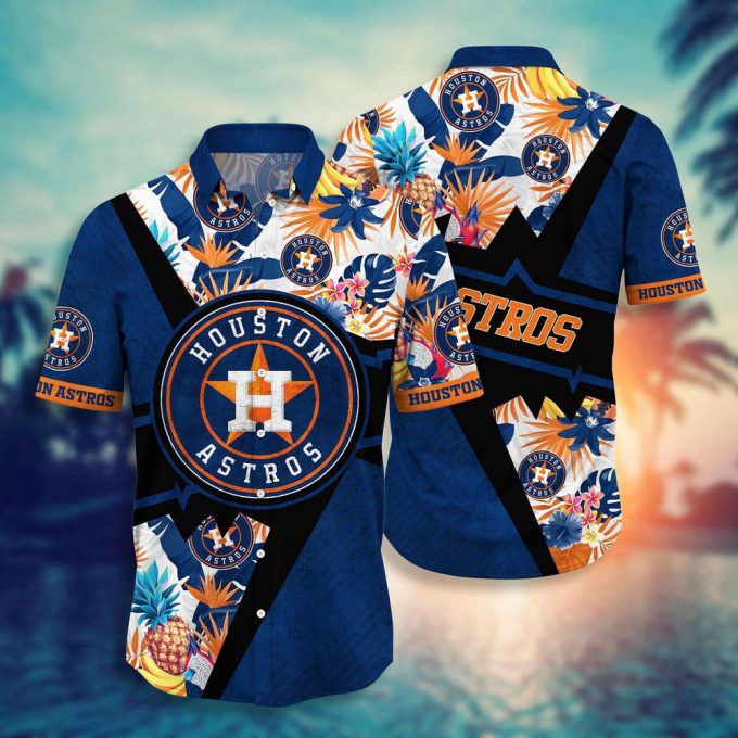 Mlb Houston Astros Hawaiian Shirt Flower Swing Into Sunset For Fans 2