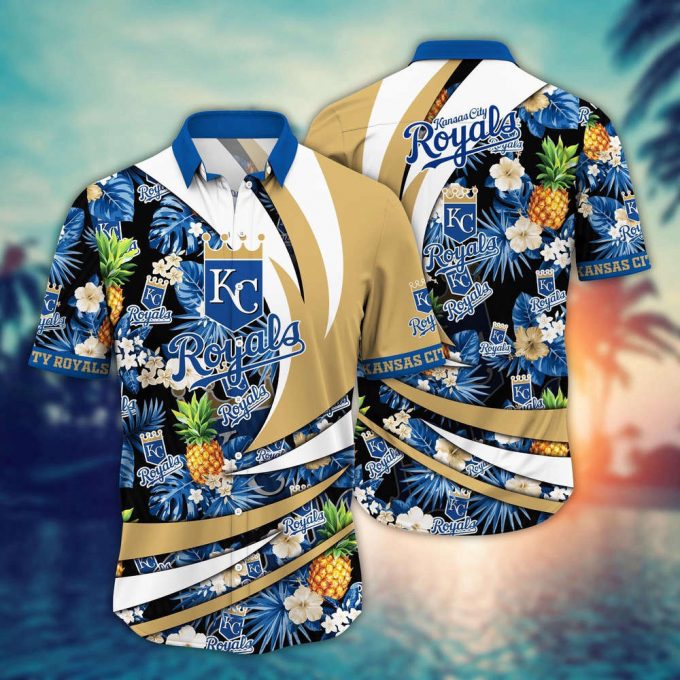 Mlb Kansas City Royals Hawaiian Shirt Flower Bloom In Glory For Fans 2