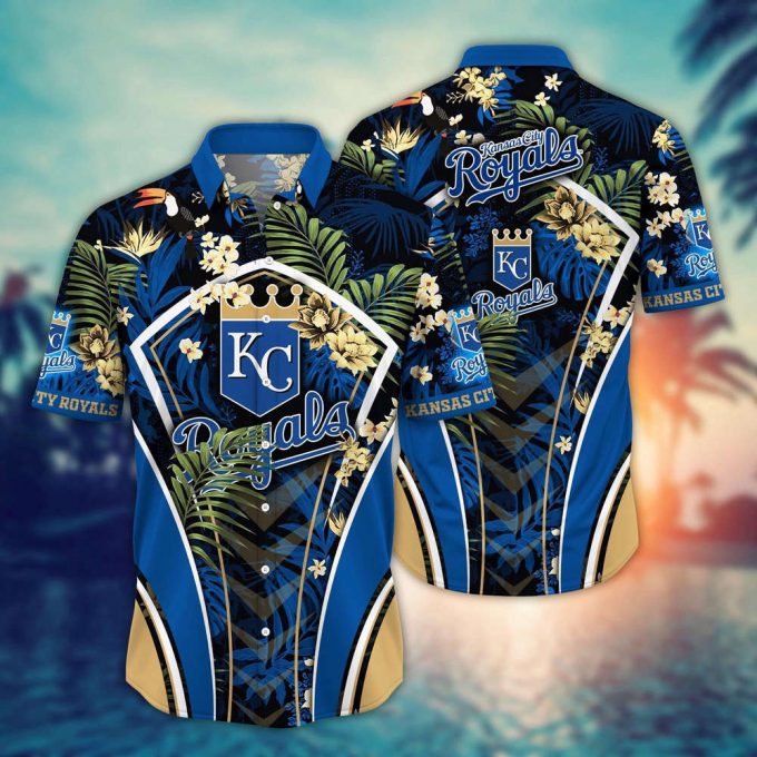 Mlb Kansas City Royals Hawaiian Shirt Flower Strike A Style Pose For Fans 2