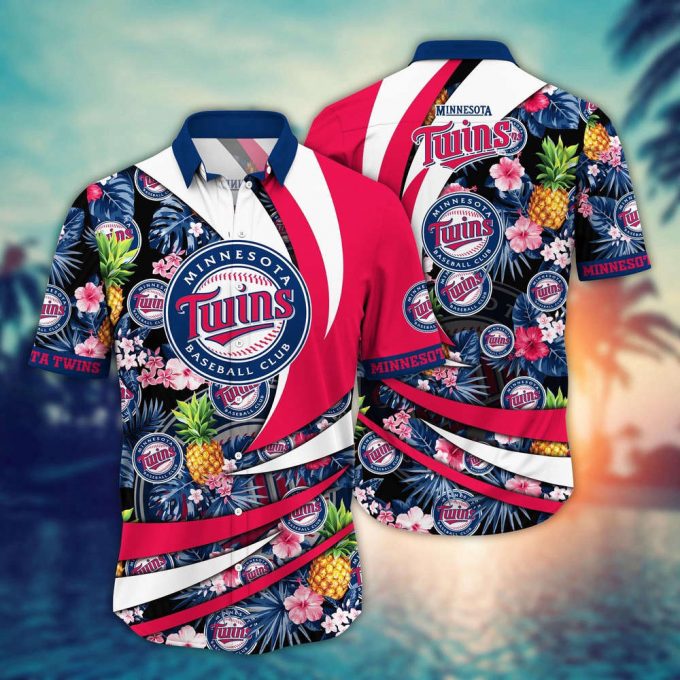 Mlb Minnesota Twins Hawaiian Shirt Flower Bloom In Glory For Fans 2