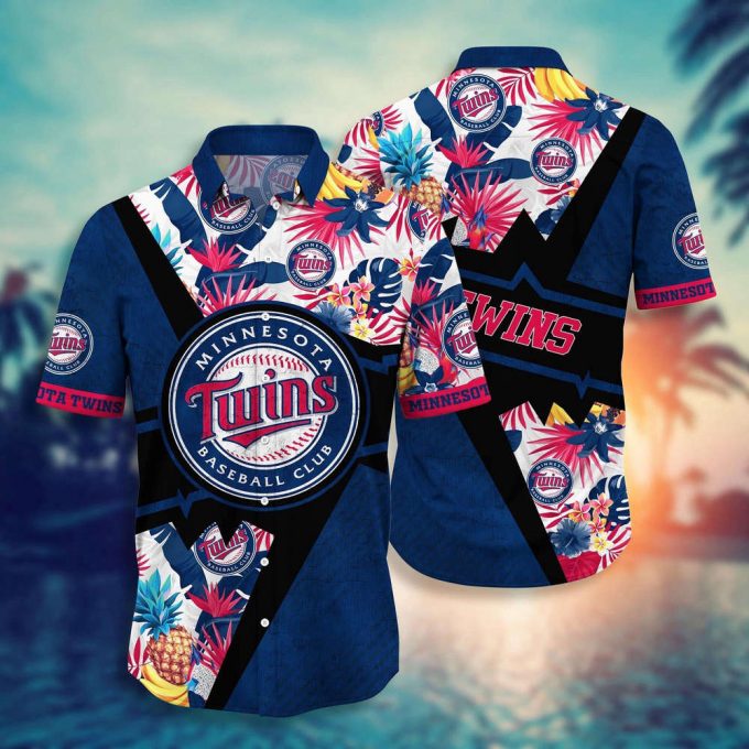 Mlb Minnesota Twins Hawaiian Shirt Flower Swing Into Sunset For Fans 2