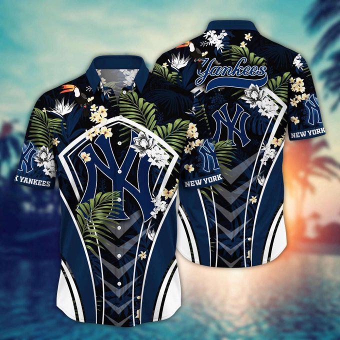 Mlb New York Yankees Hawaiian Shirt Flower Strike A Style Pose For Fans 2