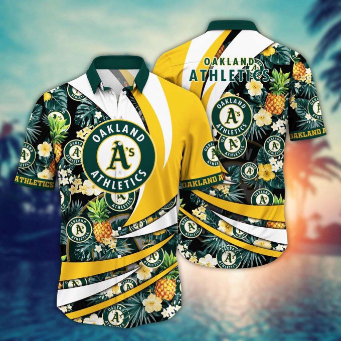 Mlb Oakland Athletics Hawaiian Shirt Flower Bloom In Glory For Fans 2