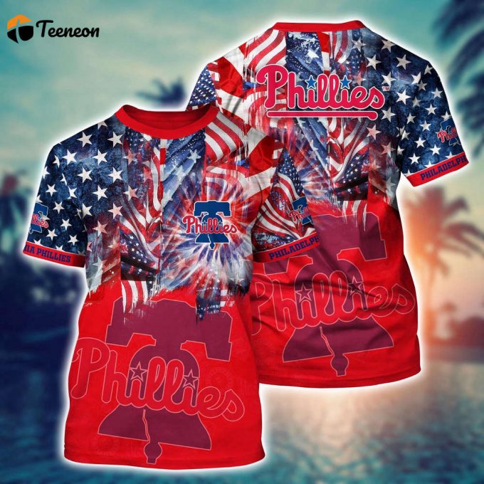 Mlb Philadelphia Phillies 3D T-Shirt Hawaiian Heatwave For Fans Sports 1