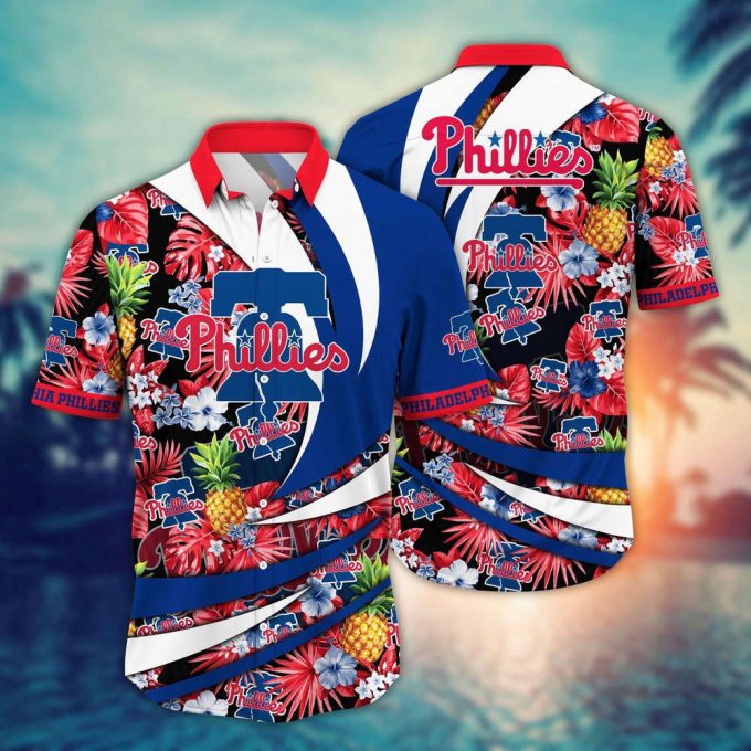 Mlb Philadelphia Phillies Hawaiian Shirt Flower Bloom In Glory For Fans 2