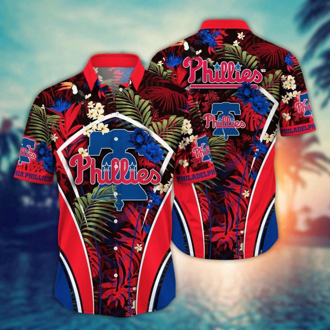 Mlb Philadelphia Phillies Hawaiian Shirt Flower Strike A Style Pose For Fans 2