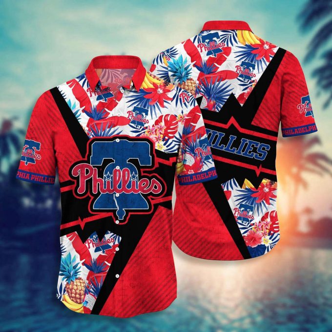 Mlb Philadelphia Phillies Hawaiian Shirt Flower Swing Into Sunset For Fans 2