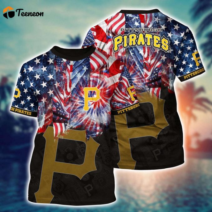 Mlb Pittsburgh Pirates 3D T-Shirt Hawaiian Heatwave For Fans Sports 1