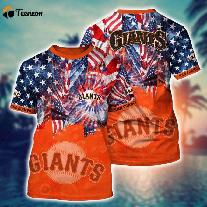 Mlb San Francisco Giants 3D T-Shirt Hawaiian Heatwave For Fans Sports 1