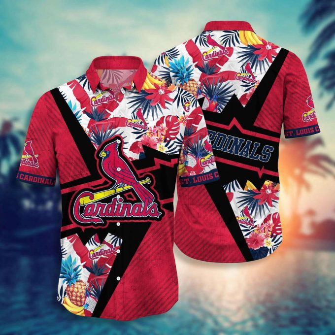 Mlb St. Louis Cardinals Hawaiian Shirt Flower Swing Into Sunset For Fans 2