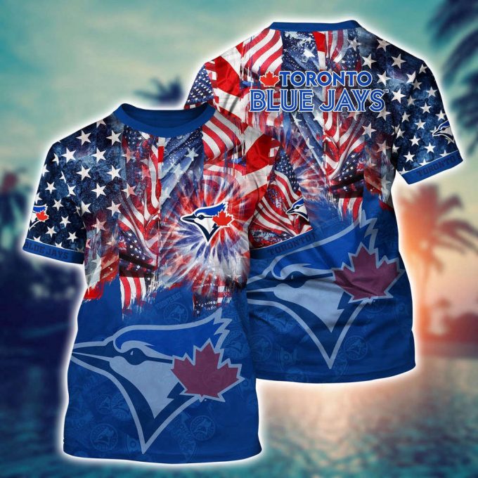 Mlb Toronto Blue Jays 3D T-Shirt Hawaiian Heatwave For Fans Sports 2