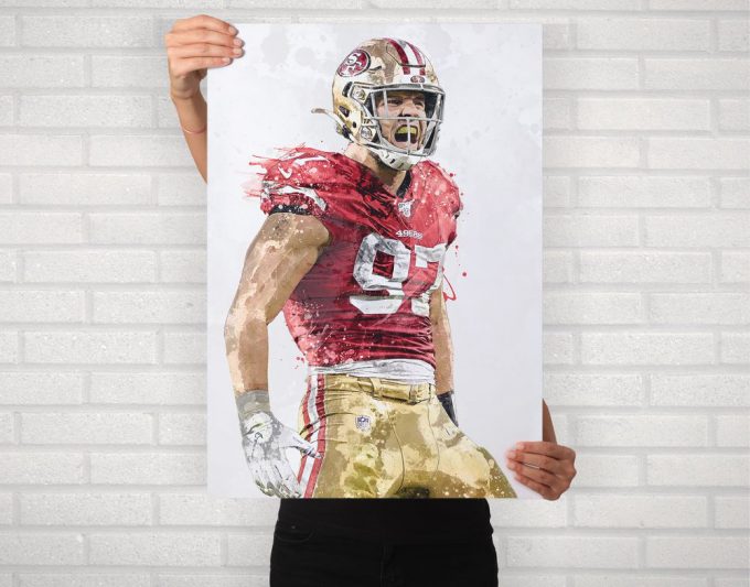 Nick Bosa Poster For Home Decor Gift, S.an F.rancisco 49Ers Poster For Home Decor Gift 2