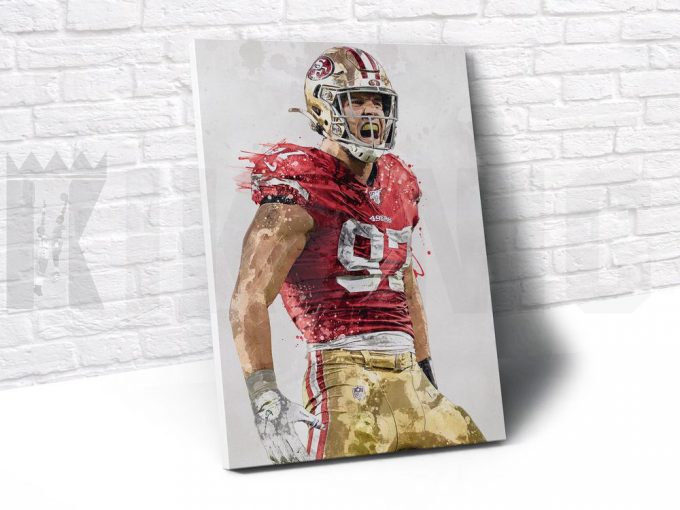 Nick Bosa Poster For Home Decor Gift, S.an F.rancisco 49Ers Poster For Home Decor Gift 3