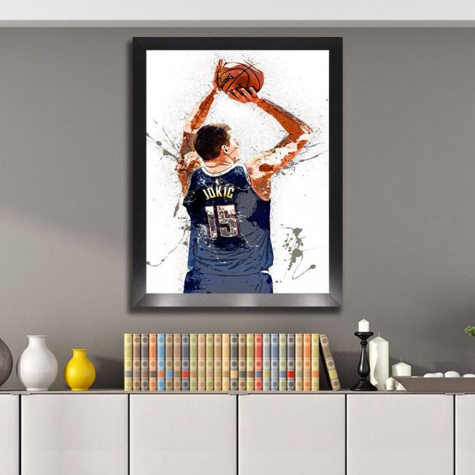 Nikola Jokic Poster For Home Decor Gift, Denver Nuggets 2