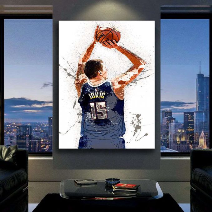 Nikola Jokic Poster For Home Decor Gift, Denver Nuggets 3