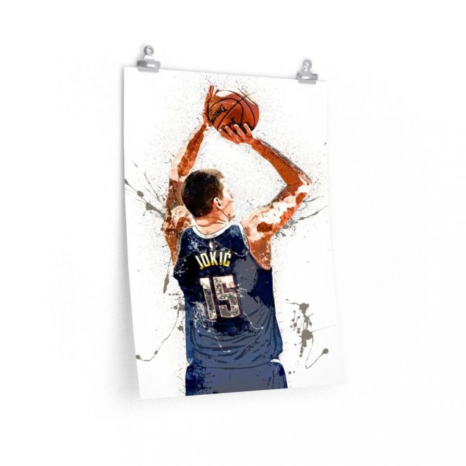 Nikola Jokic Poster For Home Decor Gift, Denver Nuggets 4