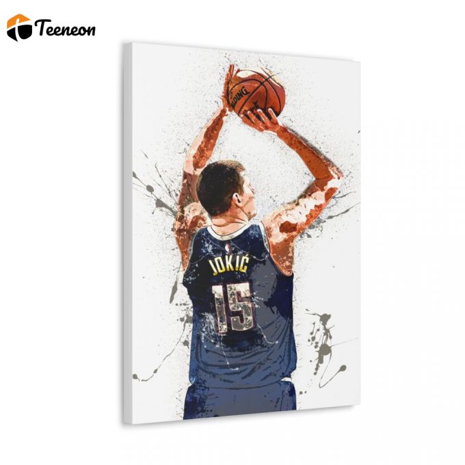 Nikola Jokic Poster For Home Decor Gift, Denver Nuggets 1