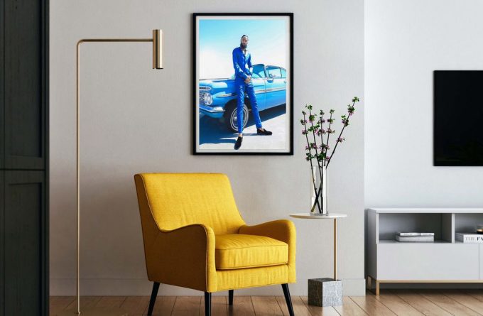 Nipsey Hussle In A Blue Suit Poster For Home Decor Gift 4