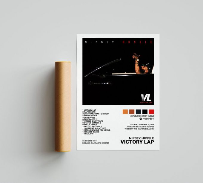 Nipsey Hussle Poster For Home Decor Gift | Victory Lap Poster For Home Decor Gift 2