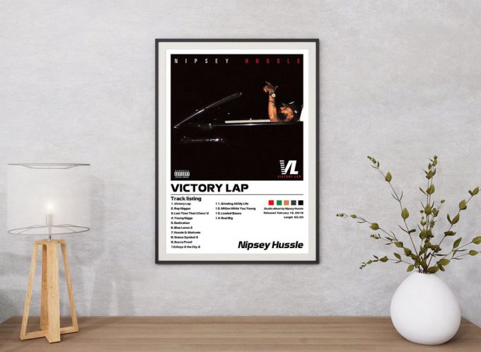 Nipsey Hussle - Victory Lap | Minimalist Album Cover Poster For Home Decor Gift 2