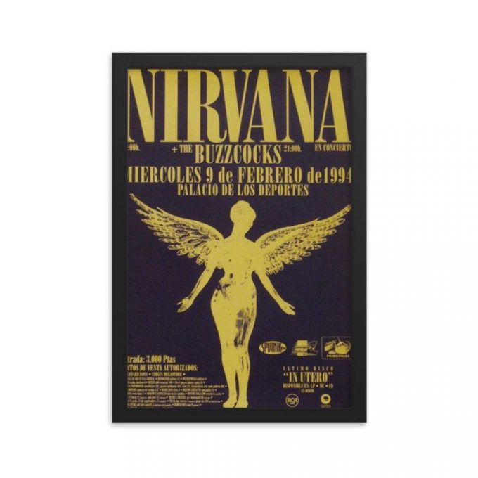 Nirvana Vintage Poster, Nirvana, Poster For Home Decor Gift 5