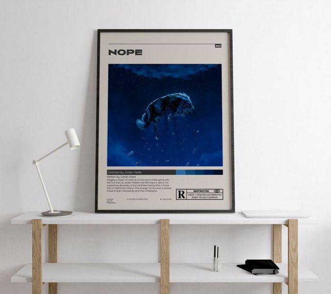 Nope Movie Poster For Home Decor Gift, Jordan Peele, Minimalist Poster For Home Decor Gift 4