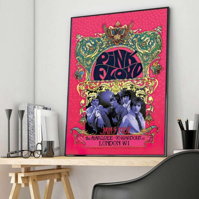 Pink Floyd Marquee Club 1967 Poster For Home Decor Gift Canvas 3