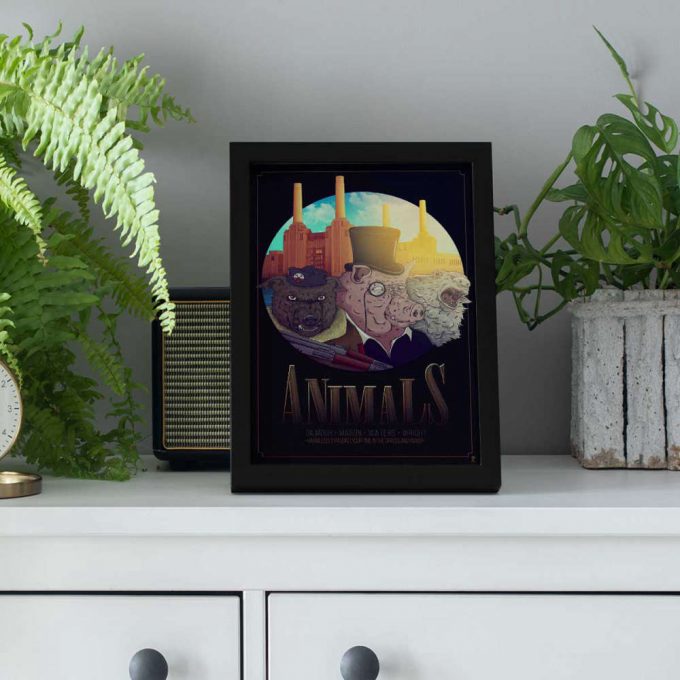 Pink Floyd Poster For Home Decor Gift For Home Decor Gift – Animals Album Art 3