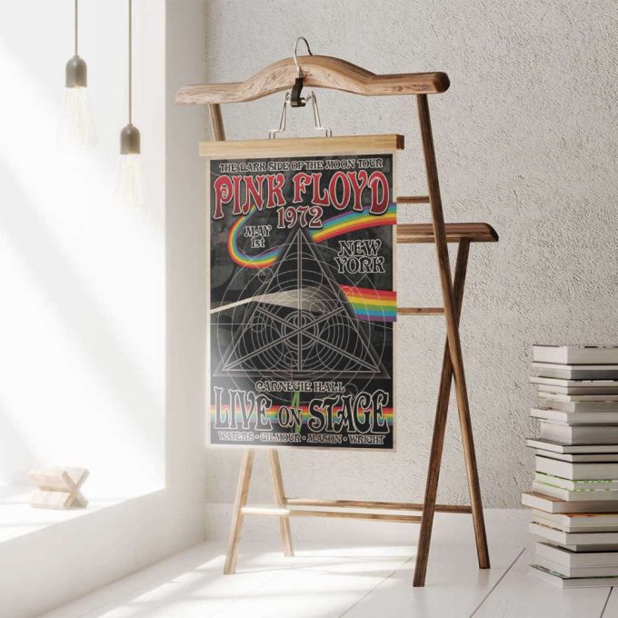 Pink Floyd Poster For Home Decor Gift For Home Decor Gift – Carnegie Hall Dark Side Of The Moon Tour 3