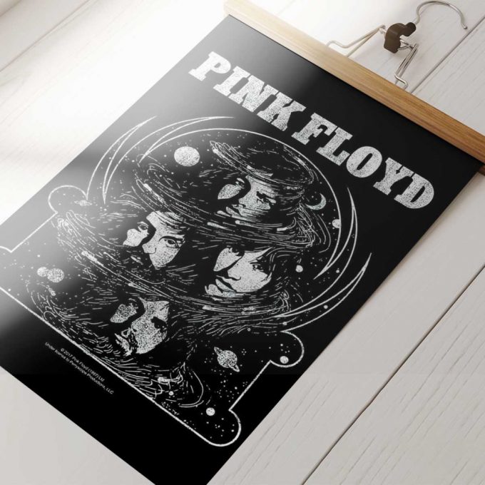 Pink Floyd Poster For Home Decor Gift For Home Decor Gift – Cosmic Faces 3