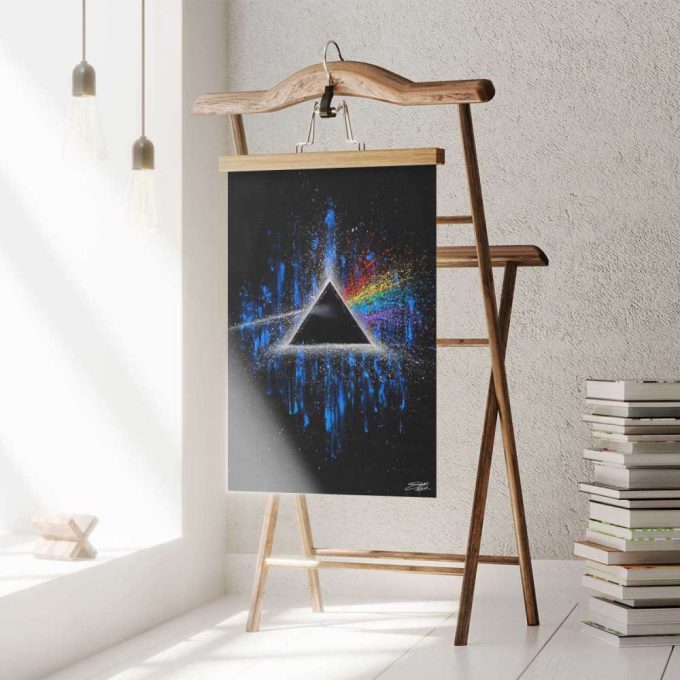 Pink Floyd Poster For Home Decor Gift For Home Decor Gift – Dark Side Of Moon Art Blue 4