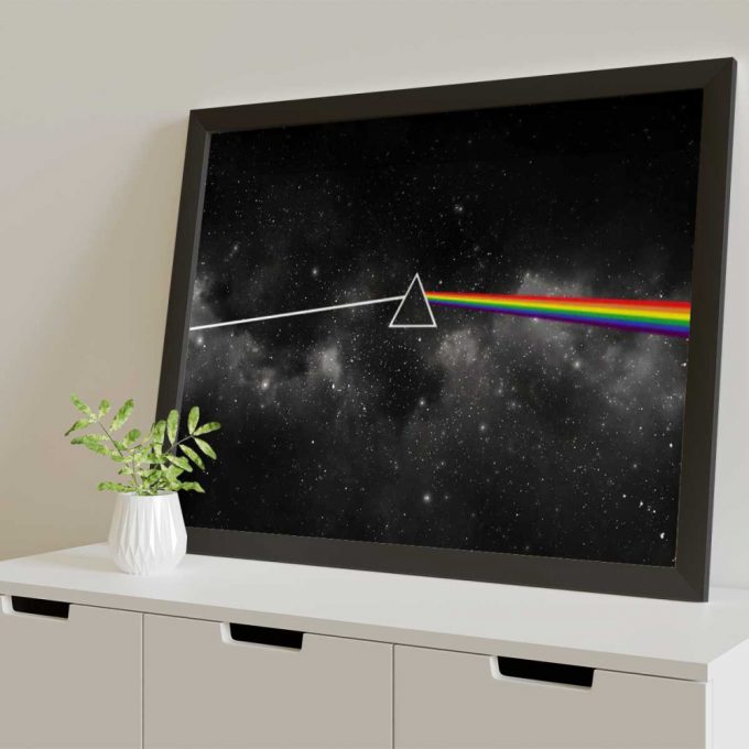 Pink Floyd Poster For Home Decor Gift For Home Decor Gift – Dark Side Of The Moon Art Black 5