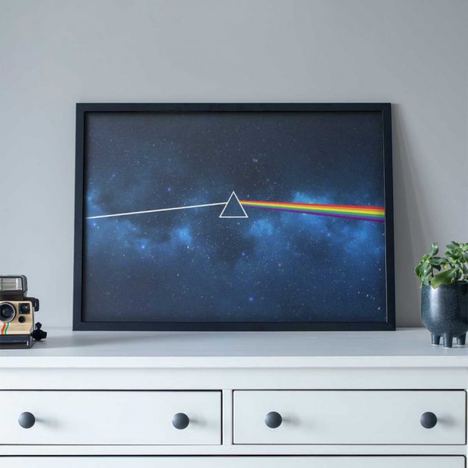 Pink Floyd Poster For Home Decor Gift For Home Decor Gift – Dark Side Of The Moon Art Blue 2